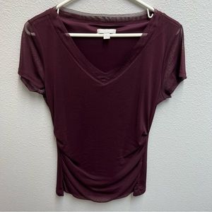 New York & Company Medium vneck top - Dark Purple